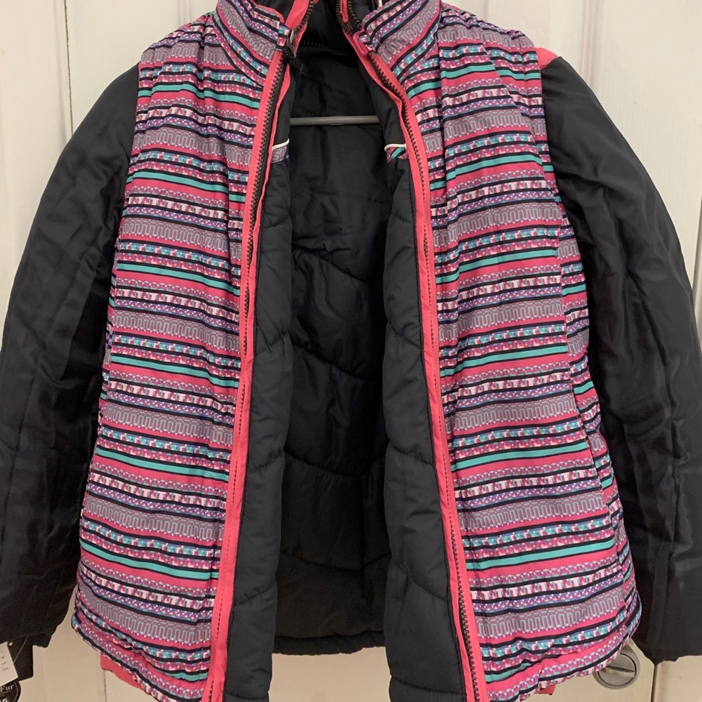 London Fog Reversible Girls Winter Coat